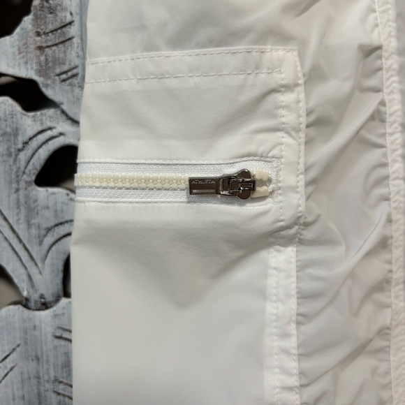 Athleta Parachute Cargo Joggers Sheer White Light Airy Water Repellent Pant NWOT - Picture 9 of 9